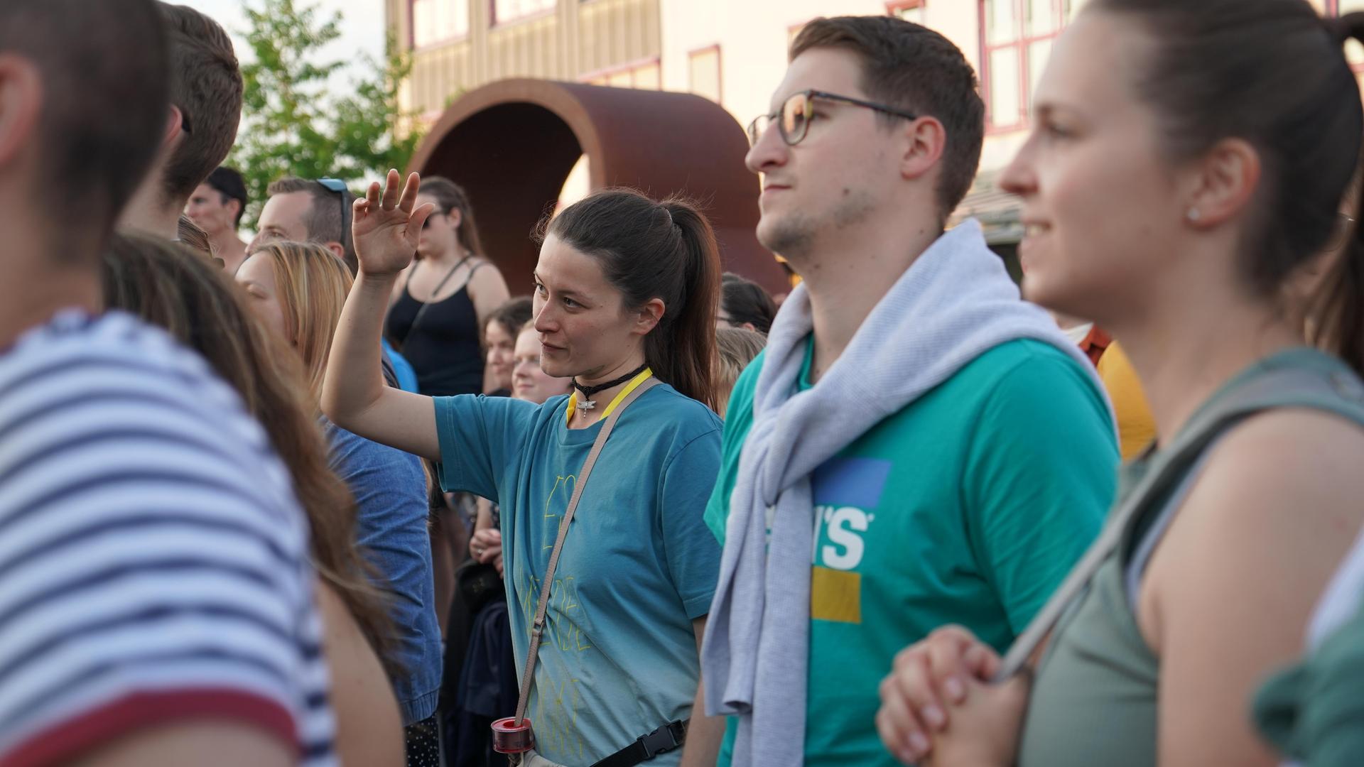 Am Freitagabend spielten „Dicht und Ergreifend” auf dem Campus Open Air. (Bild: mcl)