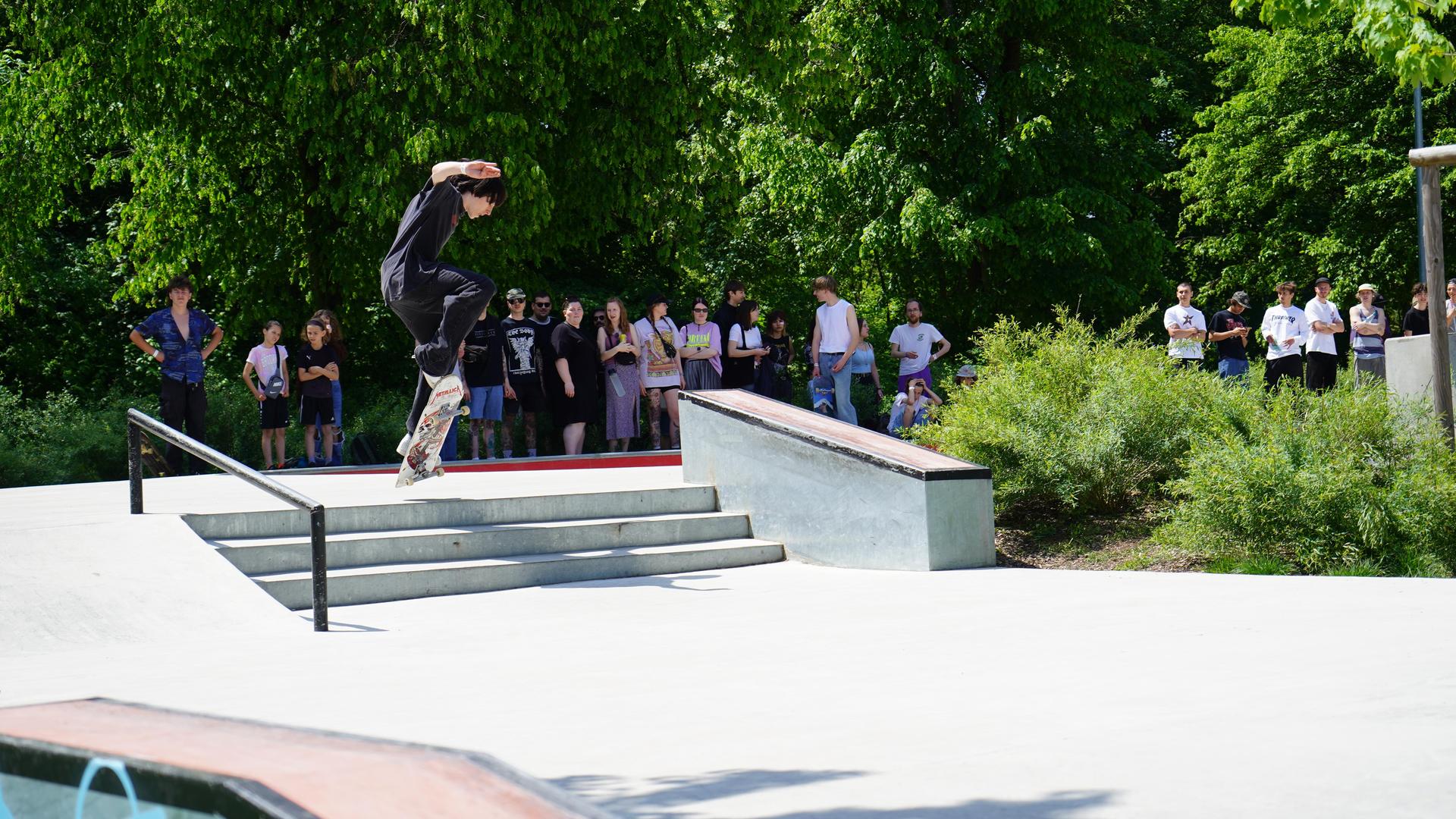 Der 2. Skatecontest in Weiden.  (Bild: mcl)