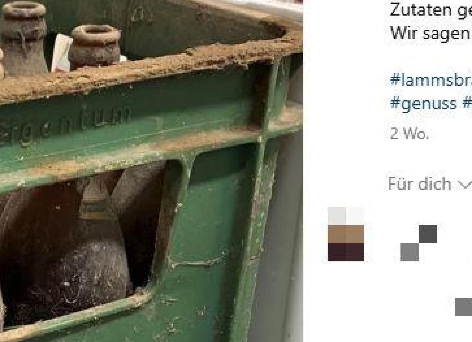 Die Brauerei postet auf Instagram ein Bild des 47 Jahre alten Bierkastens, der nun den Weg zurück gefunden hat. (Screenshot: https://www.instagram.com/p/DE74o_bMbOA/) (Screenshot: Instagram Neumarkter Lammsbraeu)