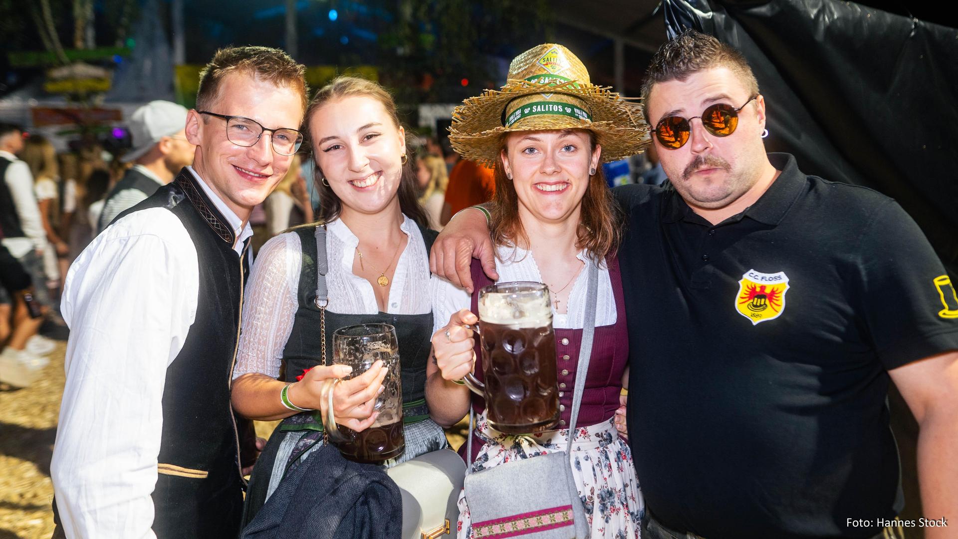 Das war die Flosser Kirwa am Samstag.  (Bild: Hannes Stock )