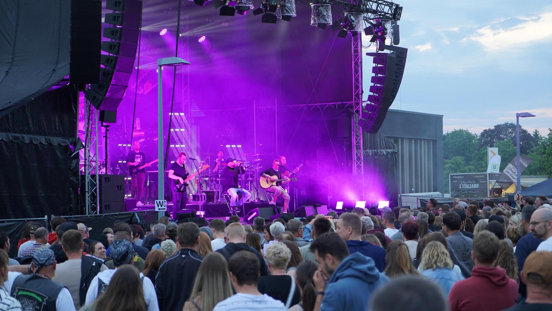 Die österreichische Band „Seiler und Speer” beim Campus Open Air 2023. (Bild: mcl)