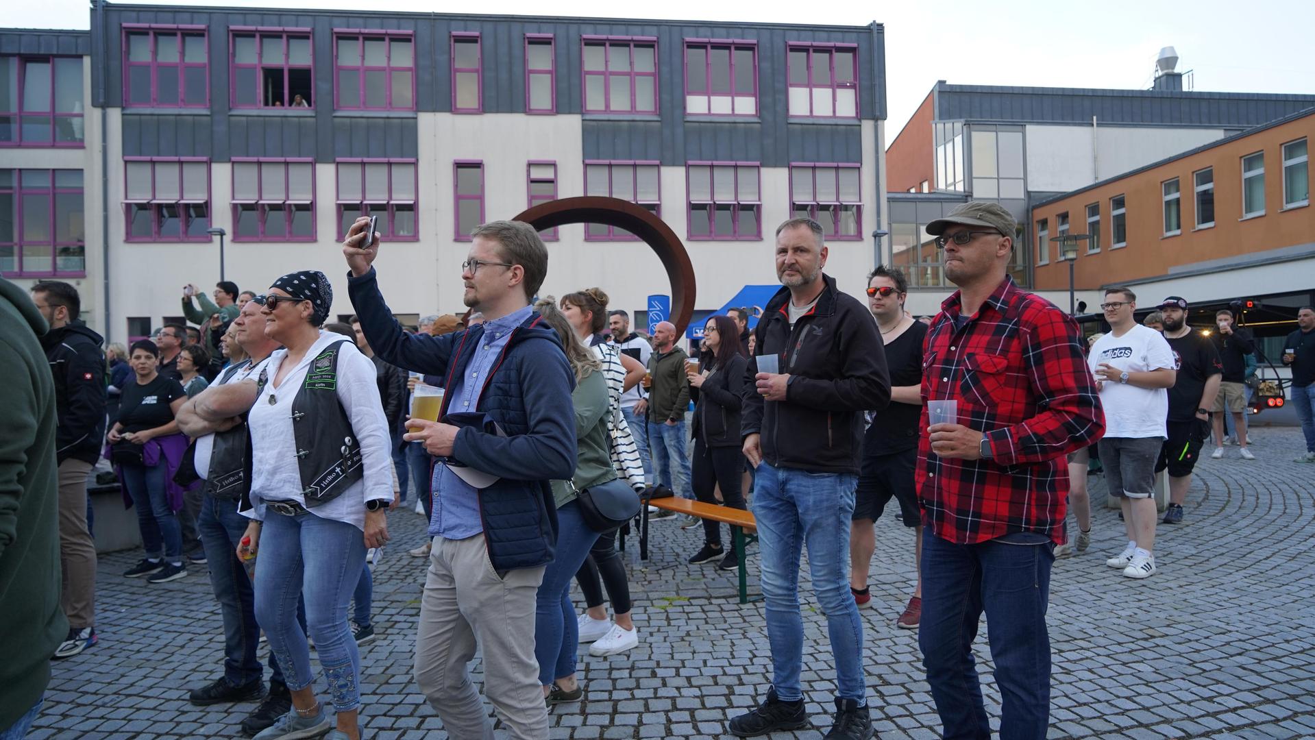 Die österreichische Band „Seiler und Speer” beim Campus Open Air 2023. (Bild: mcl)