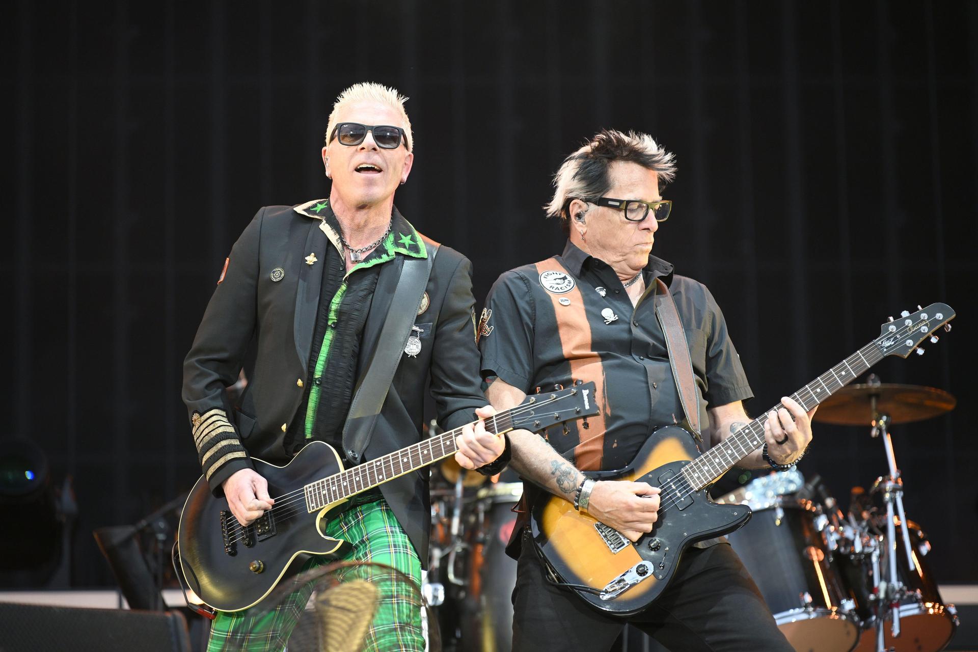 Die Fun-Punks von The Offspring sind der gewohnte Stimmungsmacher. (Bild: Tobias Schwarzmeier)