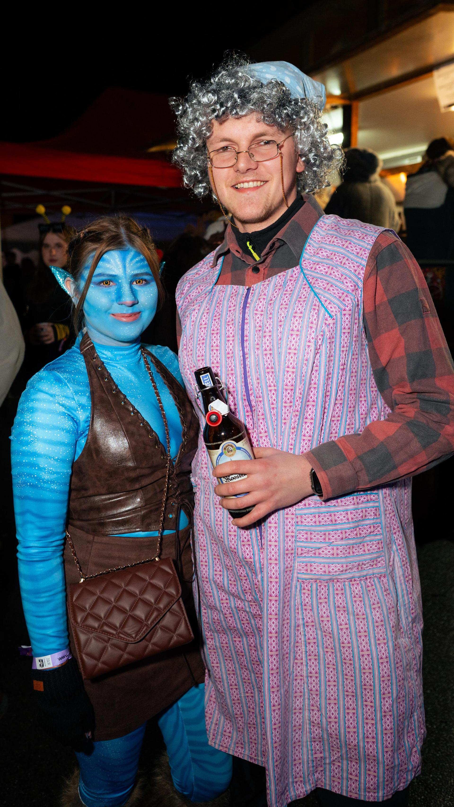 Bilder vom Fasching in Moosbach. (Bild: Hannes Stock)