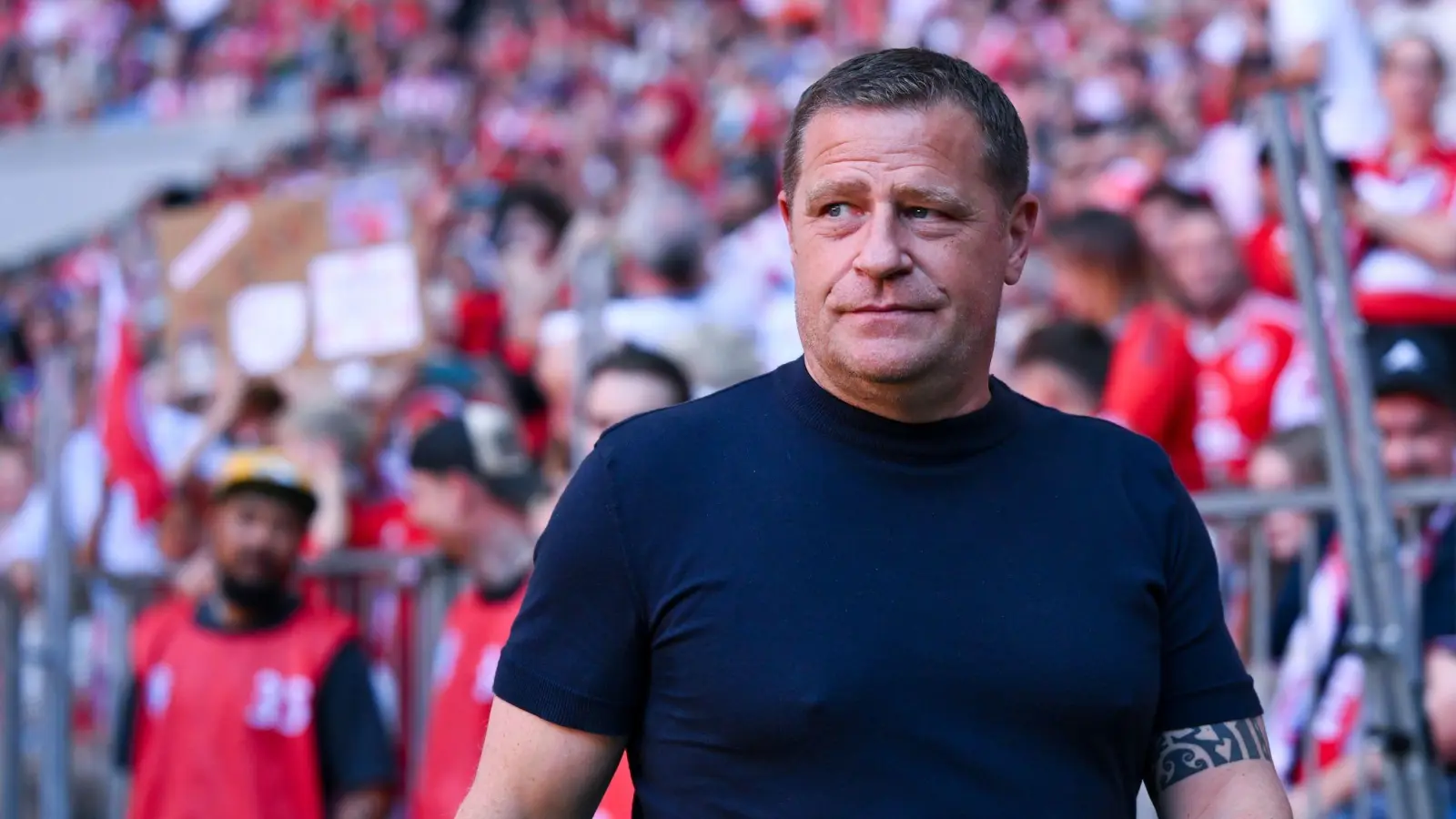 Max Eberl hat sich erneut zu Nick Woltemade geäußert. (Bild: Sven Hoppe/dpa)