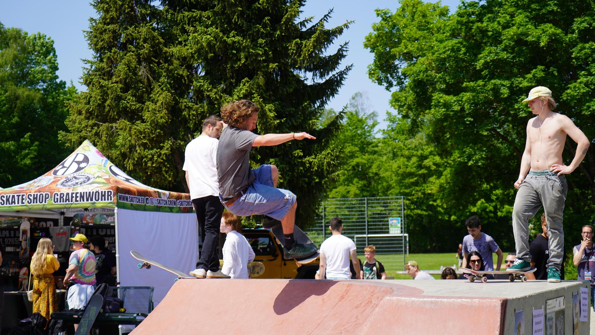 Der 2. Skatecontest in Weiden.  (Bild: mcl)