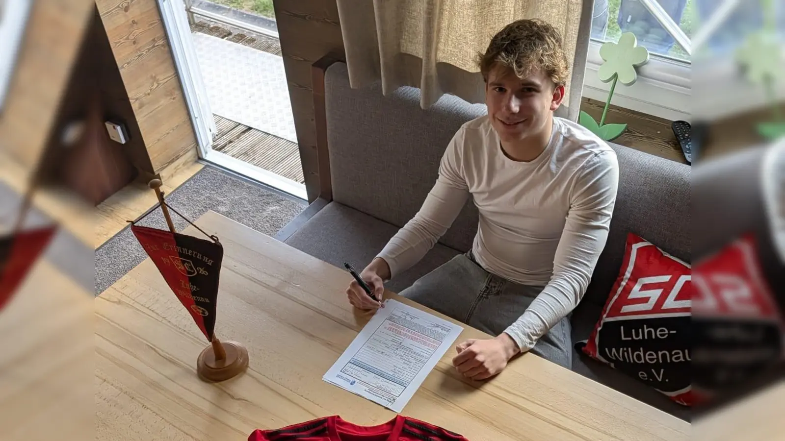Julian Lehnert wechselt von der U19 des FC Weiden-Ost zum SC Luhe-Wildenau. (Bild: SC Luhe-Wildenau)