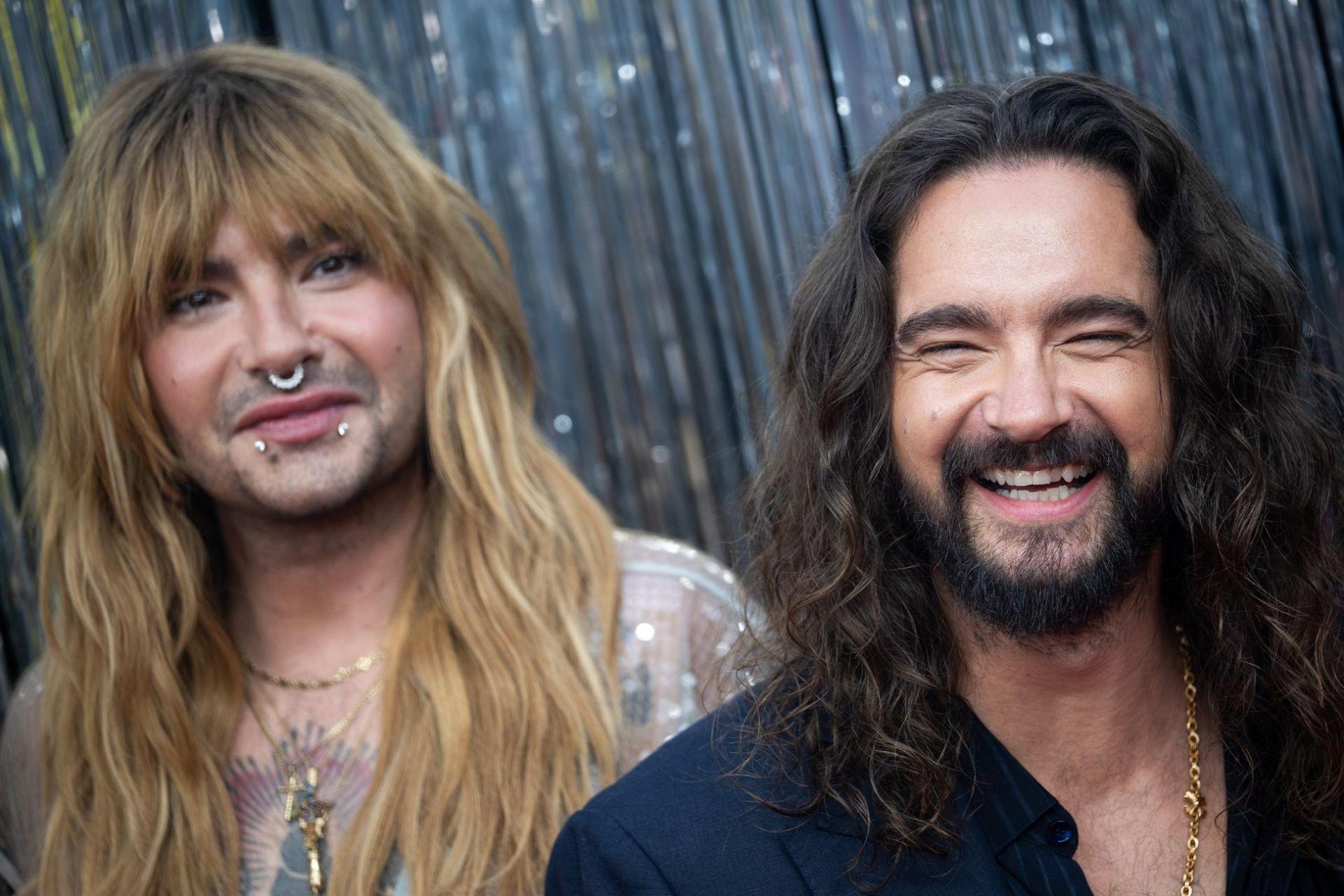 Wollen im Dezember „Wetten, dass..?“ moderiern: Bill (links) und Tom Kaulitz. (Archivbild)  (Bild: Sebastian Gollnow/dpa)