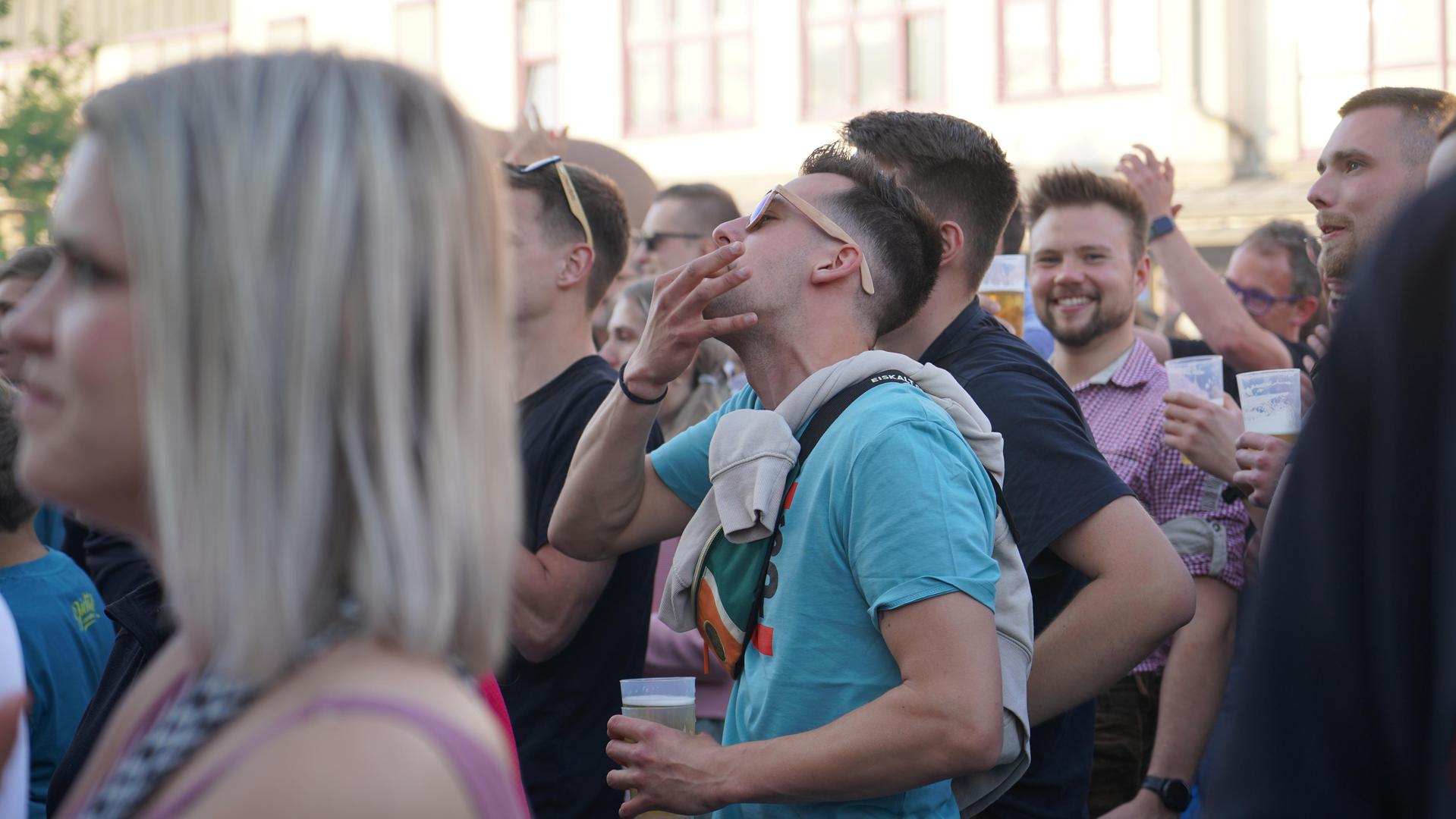 Am Freitagabend spielten „Dicht und Ergreifend” auf dem Campus Open Air. (Bild: mcl)