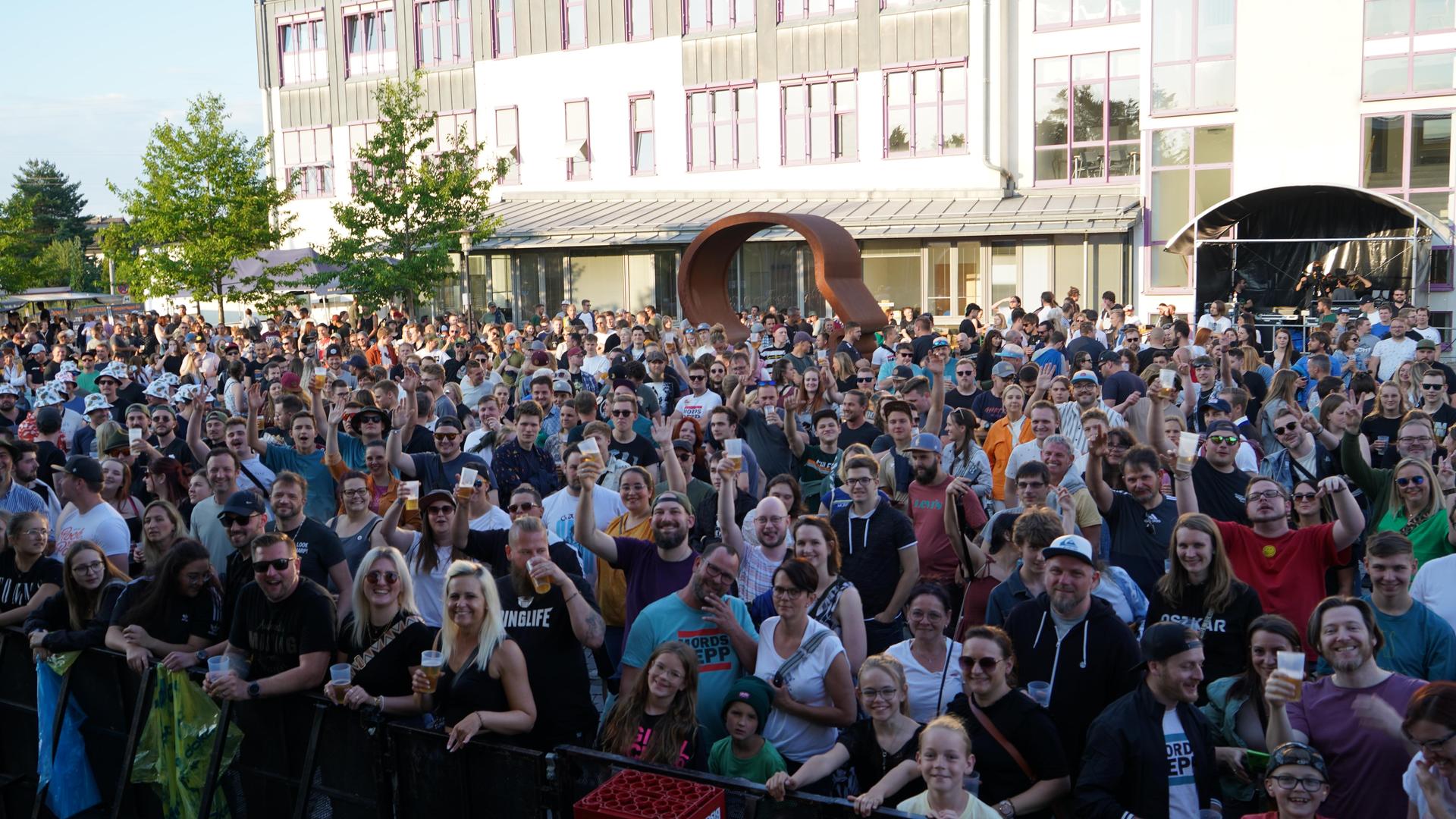 Am Freitagabend spielten „Dicht und Ergreifend” auf dem Campus Open Air. (Bild: mcl)