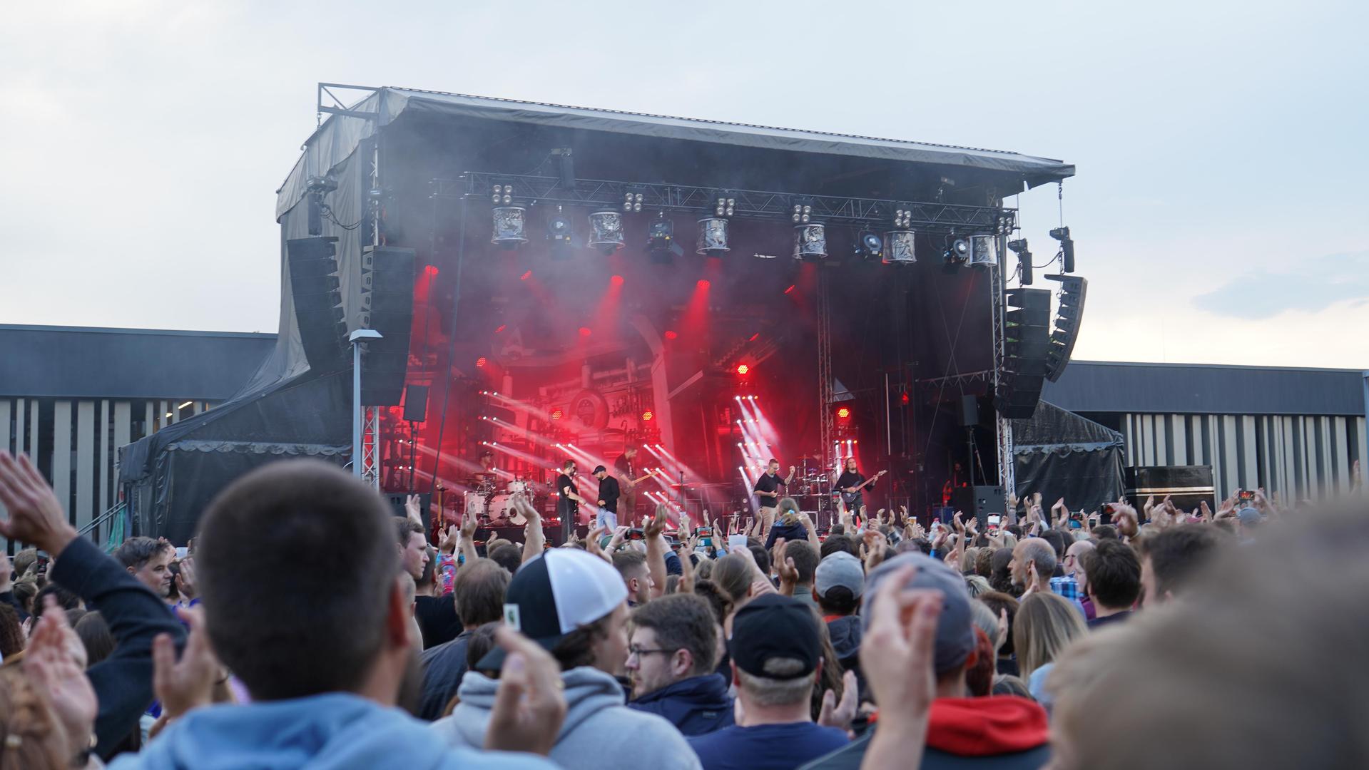 Die österreichische Band „Seiler und Speer” beim Campus Open Air 2023. (Bild: mcl)