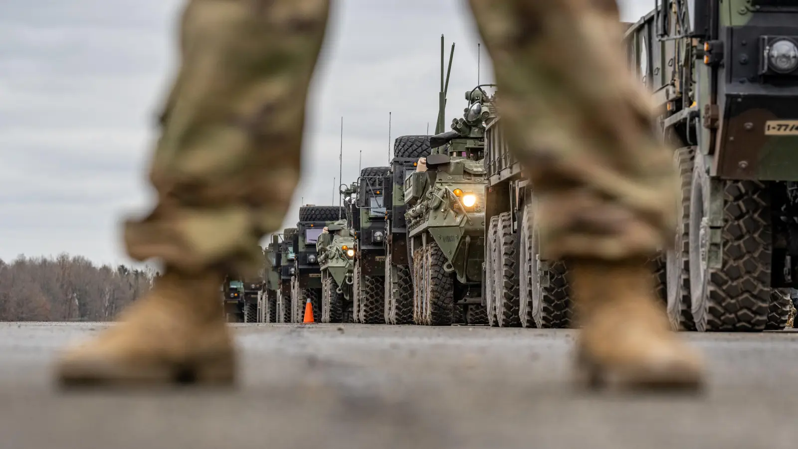 Die US-Armee hat verstärkte Übungen auf dem Truppenübungsplatz Grafenwöhr angekündigt.  (Symbolbild: Armin Weigel/dpa)