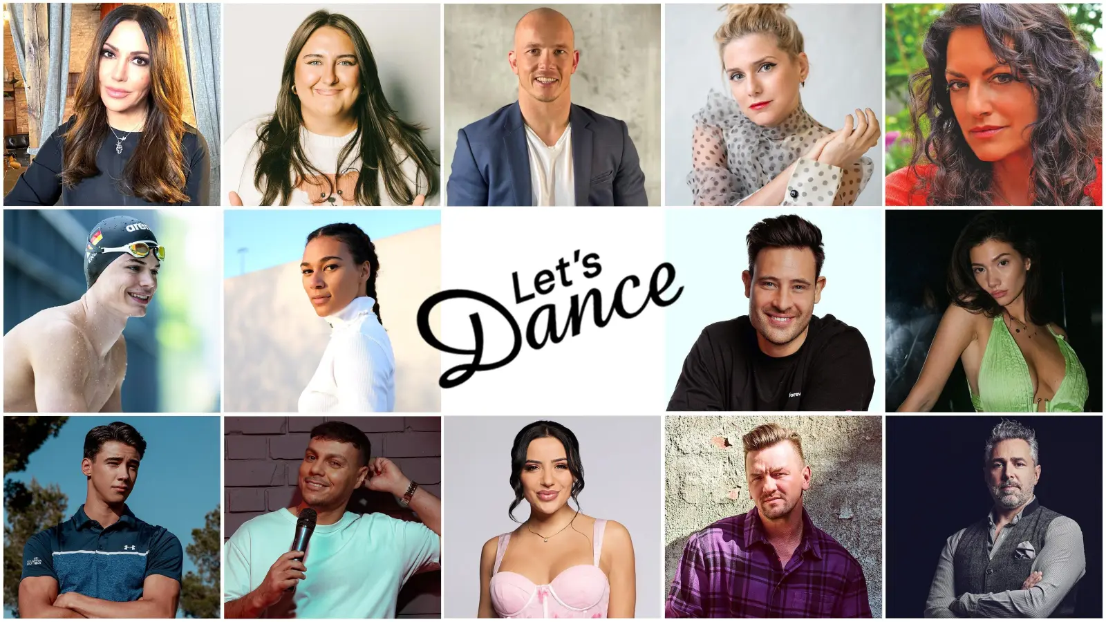 Diese 14 Kandidatinnen und Kandidaten sind bei der 18. Staffel „Let&#39;s Dance” dabei. (Bildmontage: RTL )