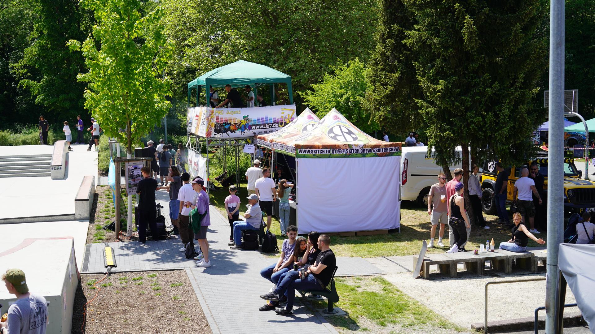 Der 2. Skatecontest in Weiden.  (Bild: mcl)