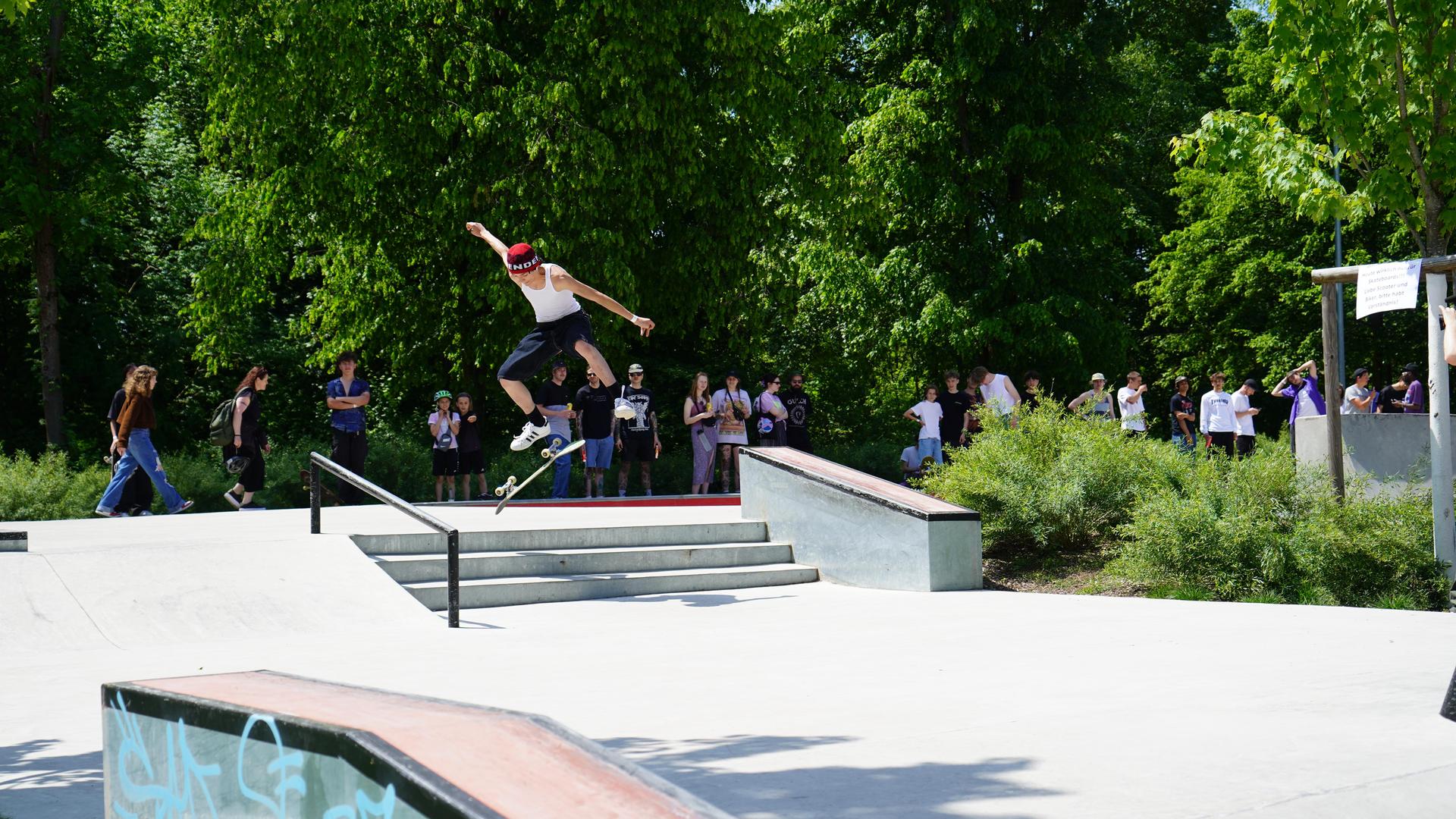 Der 2. Skatecontest in Weiden.  (Bild: mcl)