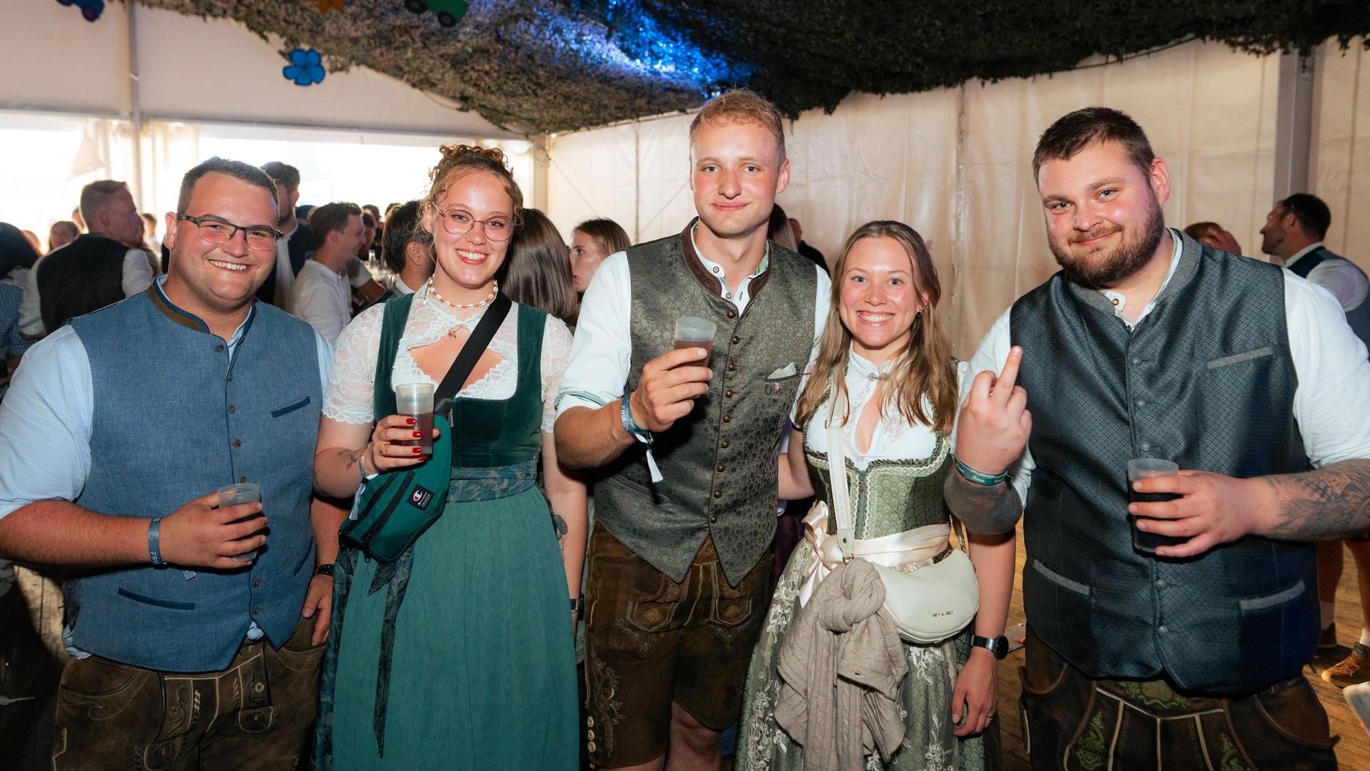 Das Finale der Kirwa in Floss. (Bild: Hannes Stock)