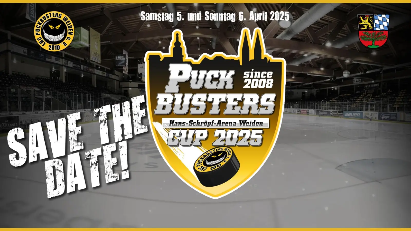 Der EHC Puckbusters Weiden lädt am Wochenende zum Turnier. (Bild: EHC Puckbusters Weiden)