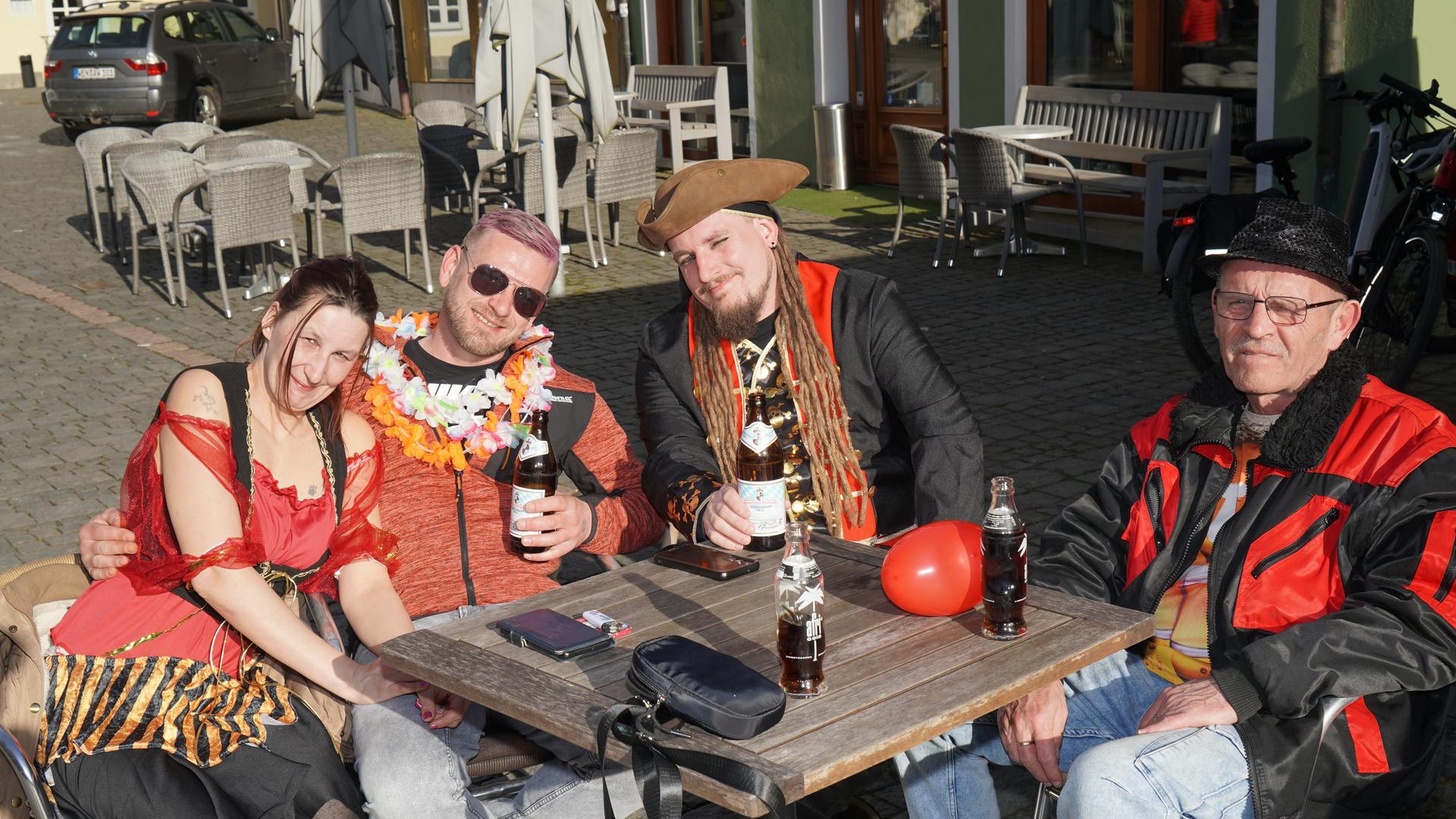 So war der Faschingsdienstag in der Weidener Innenstadt. (Bild: mcl)