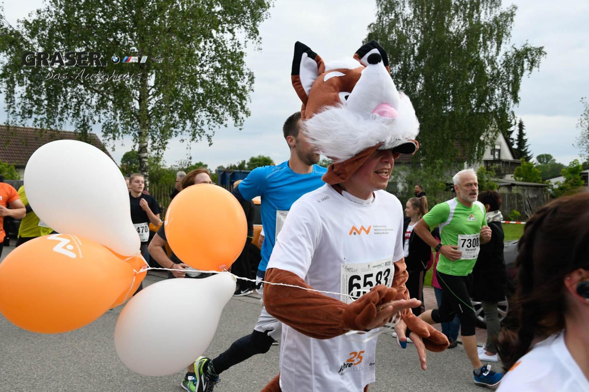 Ein bisschen Spaß muss sein. Beim Nofi-Lauf geht es nicht um Zeiten und Rekorde, sondern um die Freude an der Bewegung. (Archivbild: Petra Hartl)