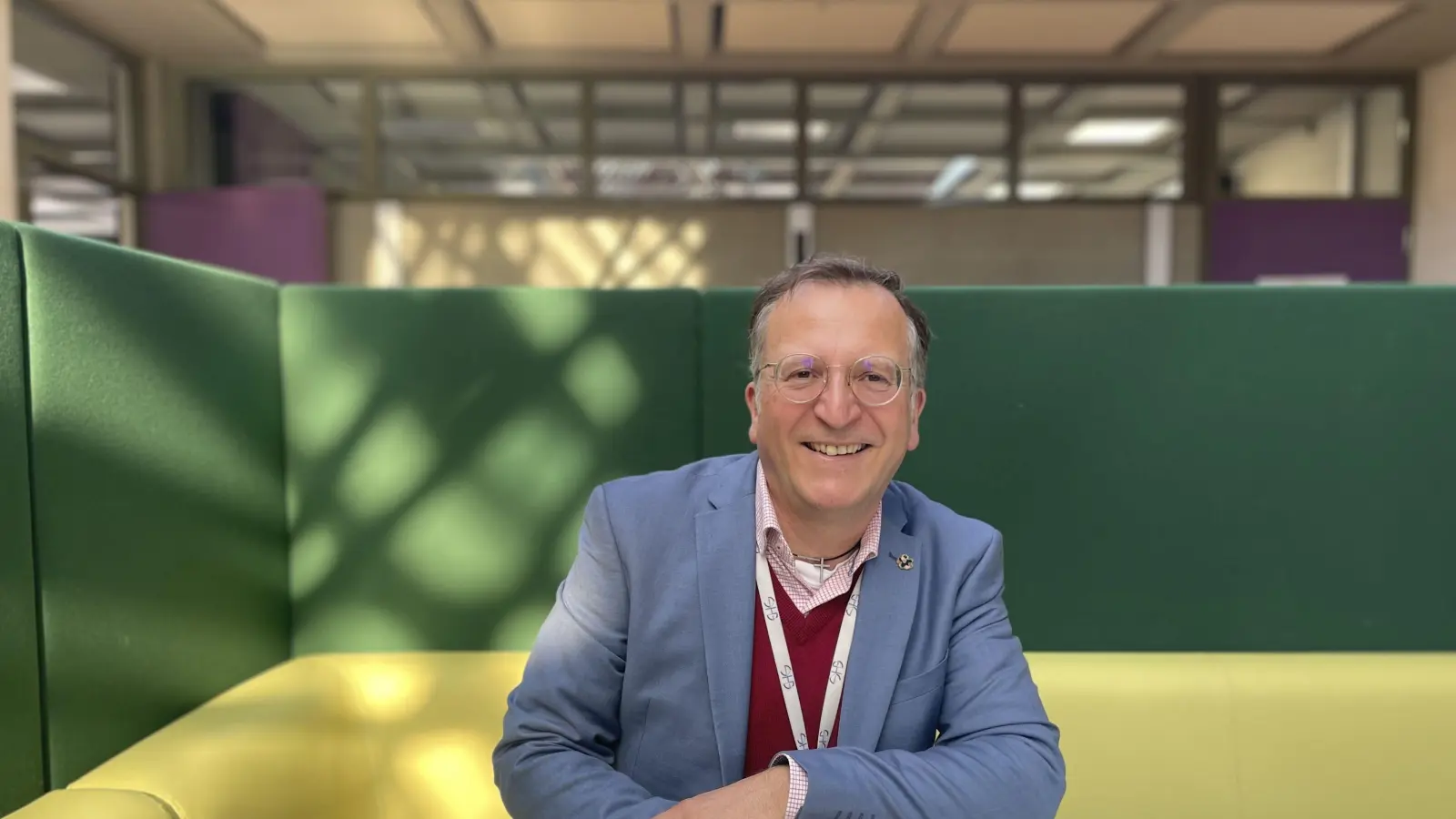 Harald Pröm war dreieinhalb Jahre Schulleiter des Elly-Heuss-Gymnasiums. Zum Halbjahr wechselt er nun nach Zagreb. (Bild: Paulina Schmidt)