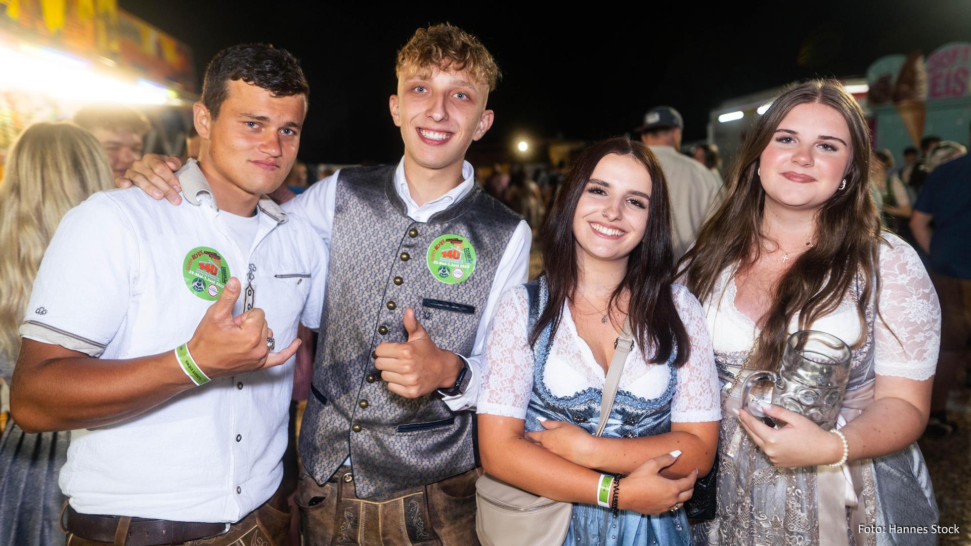 Das war die Flosser Kirwa am Samstag.  (Bild: Hannes Stock )