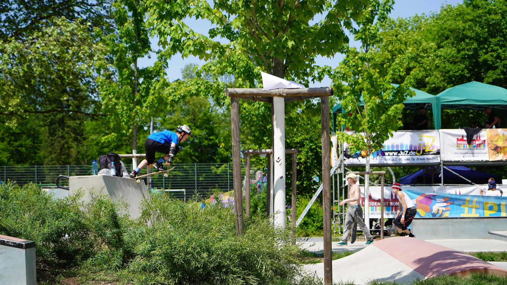 Der 2. Skatecontest in Weiden.  (Bild: mcl)