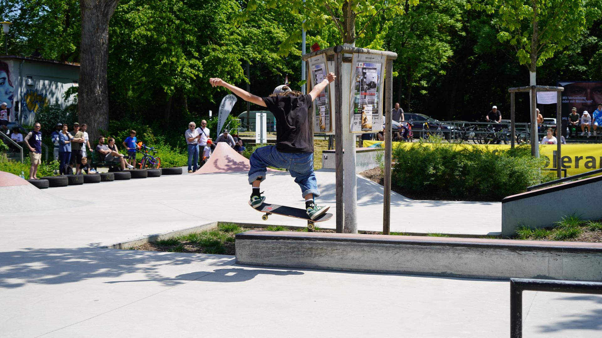 Der 2. Skatecontest in Weiden.  (Bild: mcl)