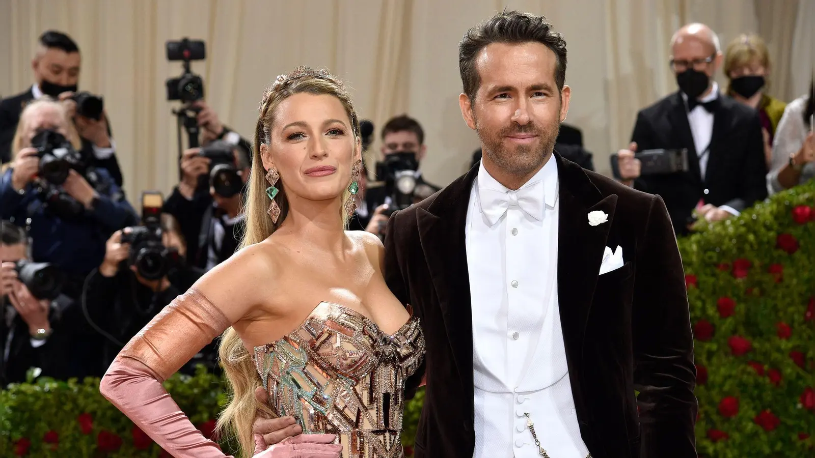 Blake Lively und Ryan Reynolds spenden wie Popstar Taylor Swift für die Hurrikan-Opfer in den USA. (Archivbild) (Bild: Evan Agostini/Invision/AP/dpa)