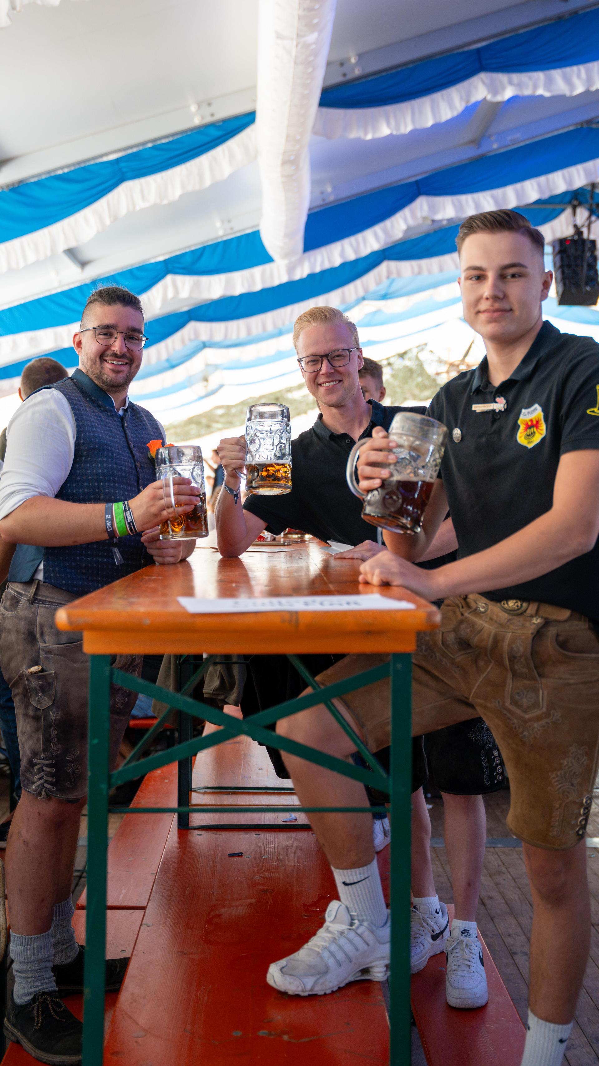 Highlights vom Flosser Kirwa Frühschoppen. (Bild: Marina Gube)