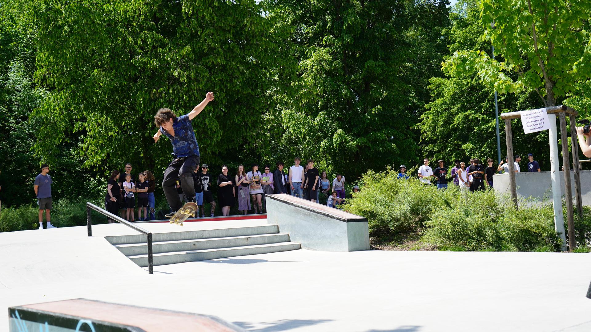 Der 2. Skatecontest in Weiden.  (Bild: mcl)