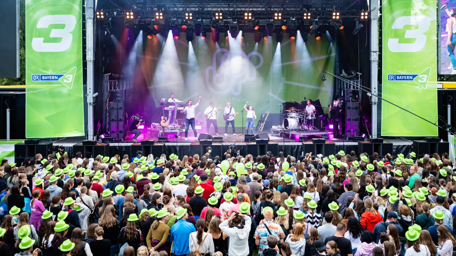 Auch die Bayern-3-Band wird in Marktredwitz für Stimmung sorgen.  (Bild: BR/Hans-Martin Kudlinski/exb)