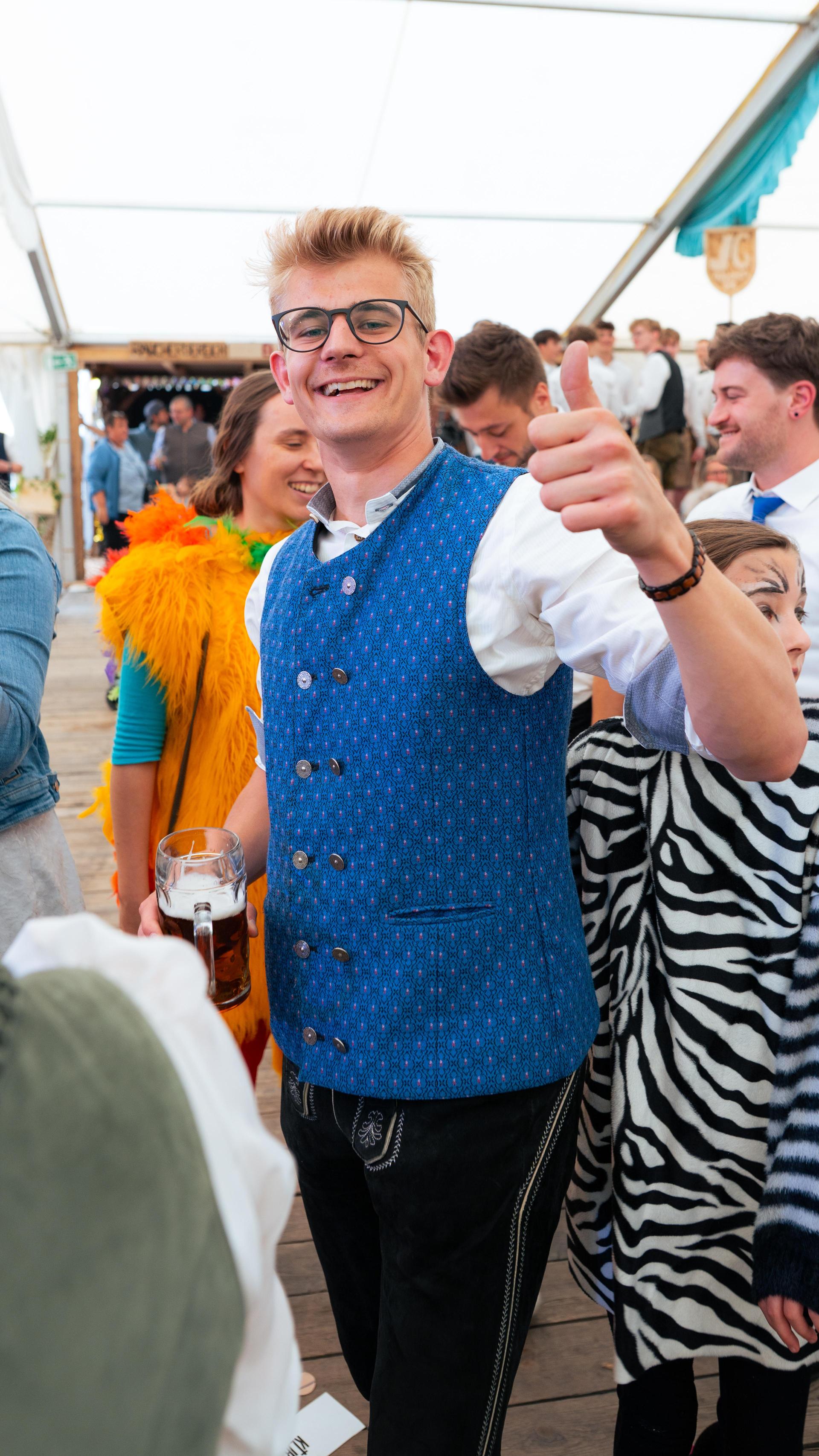 Der Burschenverein Parkstein feierte ein rauschendes Fest. (Bild: Hannes Stock)